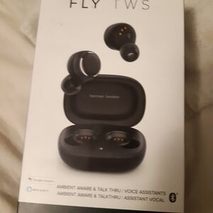 FLY TWS Black Earbud Headphones